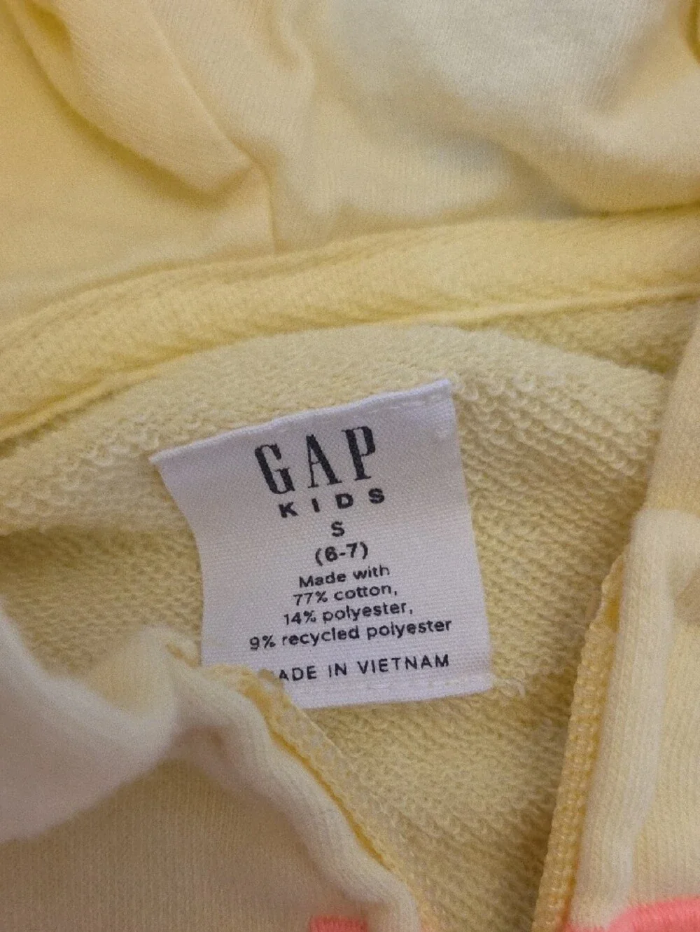 Gap KIDS Yellow Zip-up Hoodie